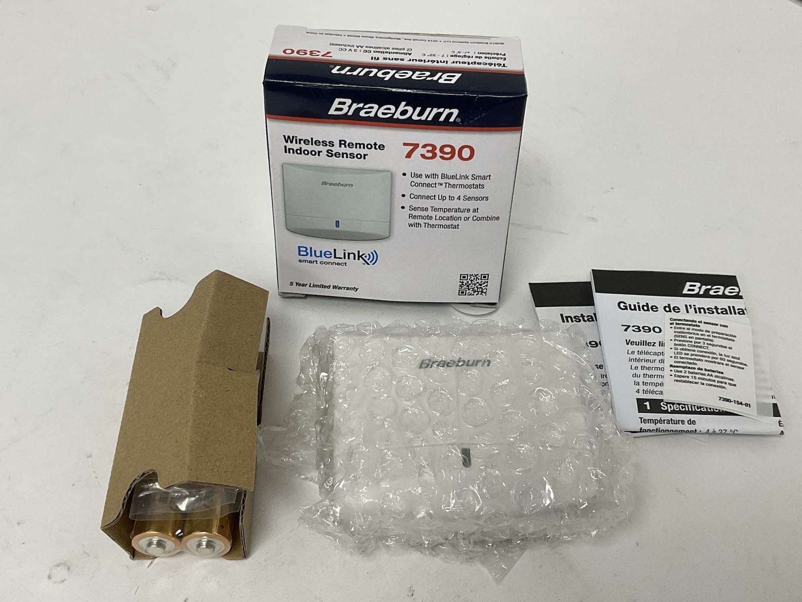 Braeburn 7390 Indoor Wireless Sensor for 7500 and 7320 Thermostats