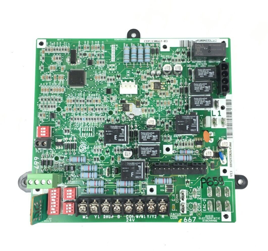 Carrier V13 HK42FZ026 Furnace Control Circuit Board CEPL130667-03 used #P659