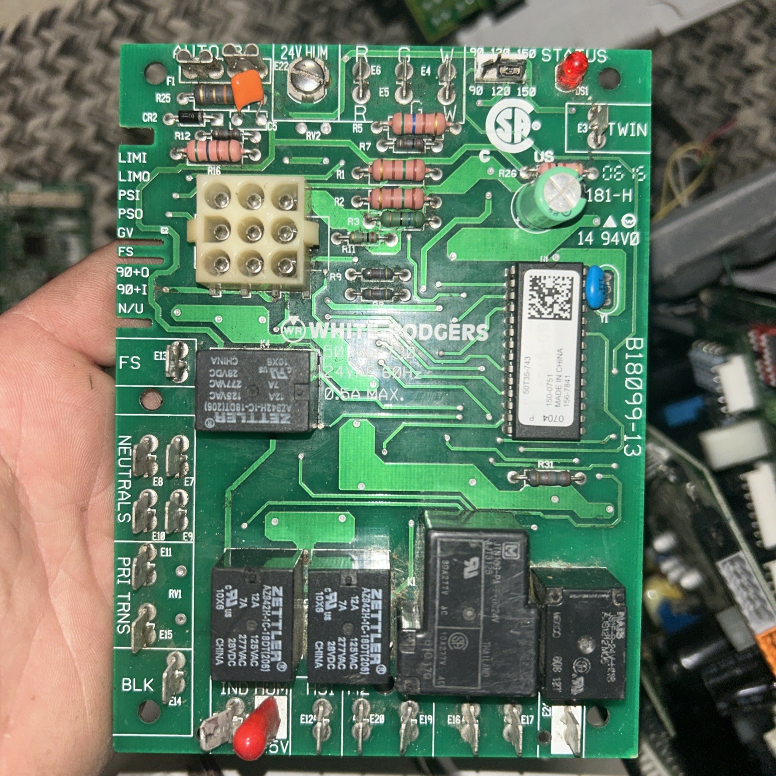 White Rodgers 50T35-730 Furnace Control B18099-13