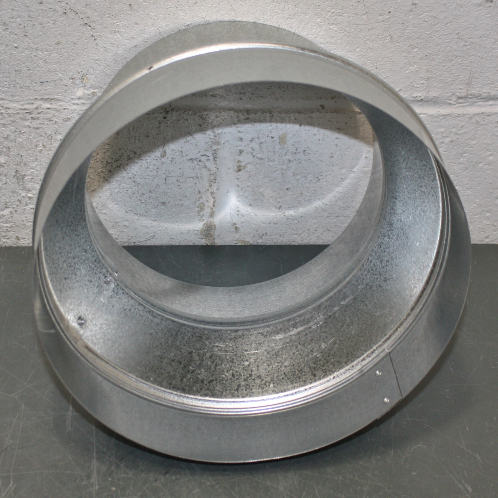 (14) Greenseam Round Reducer GRR9P7PGA24, 9″ to 7″ Duct, Galvanized Steel