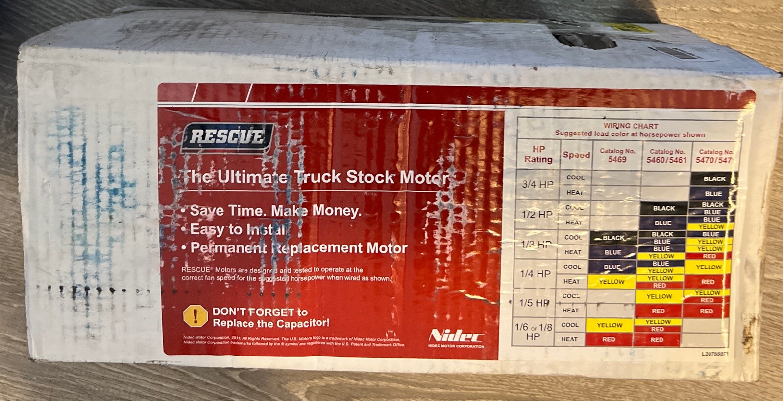 US Motors Rescue 1/2-1/6 hp 1075 rpm, 6 poles, 1 shaft, OPAO Enclosure, 4 speed,