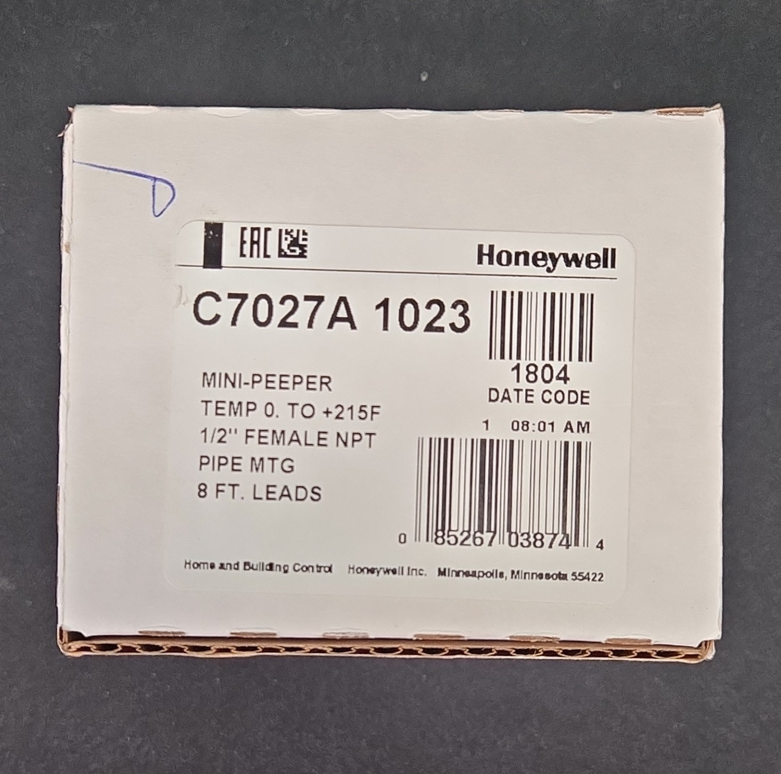 Honeywell C7027A1023 BRAND NEW IN BOX