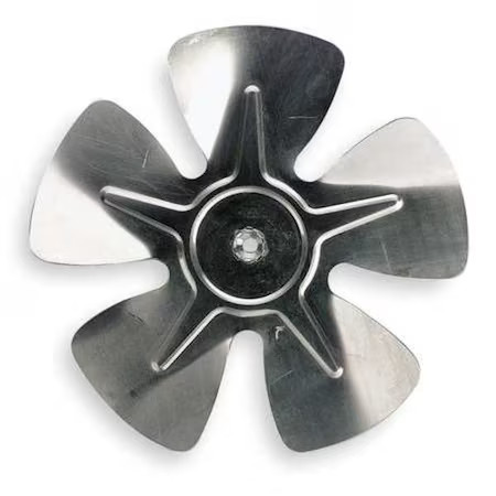 Dayton 2Mya1 Replacement Fan Blade, 9 In Blade Dia, 5/16 In Bore Dia, 5 Blade,