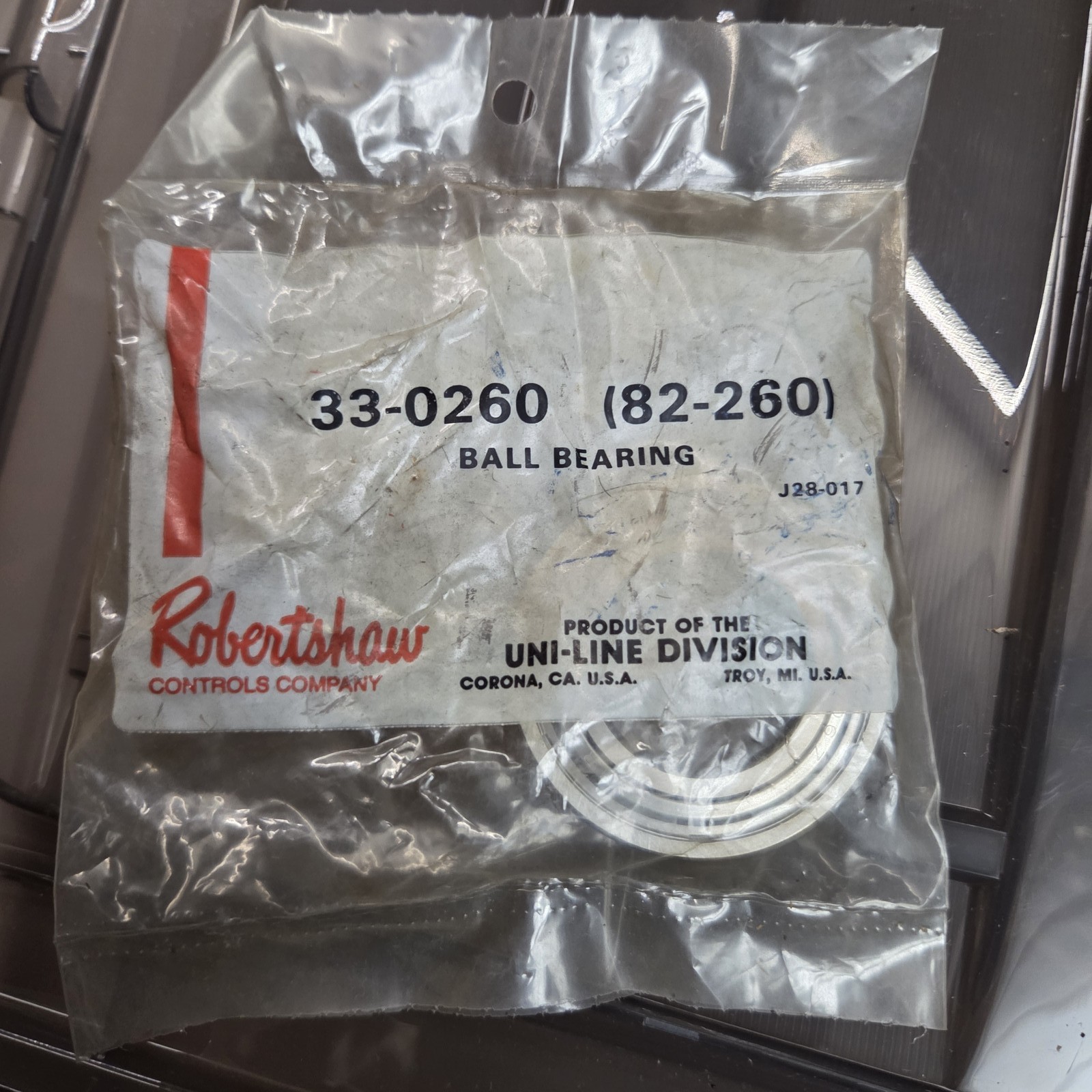 Robertshaw 33-0260 Ball Bearing