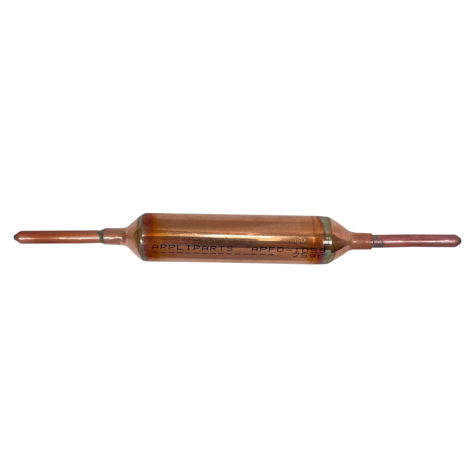 Appli Parts APFD-105S Copper Filter Drier 1/4 x 1/4 in 25g for universal refrige
