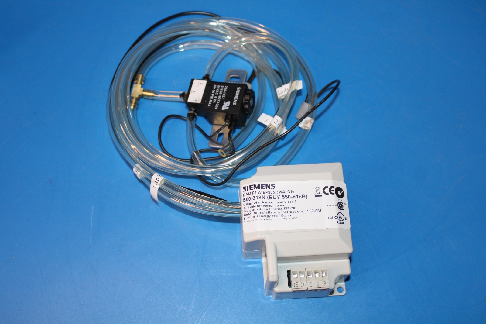 Siemens 550-818N Remote Air Module, P1, With EP265 3 Way Air Valve