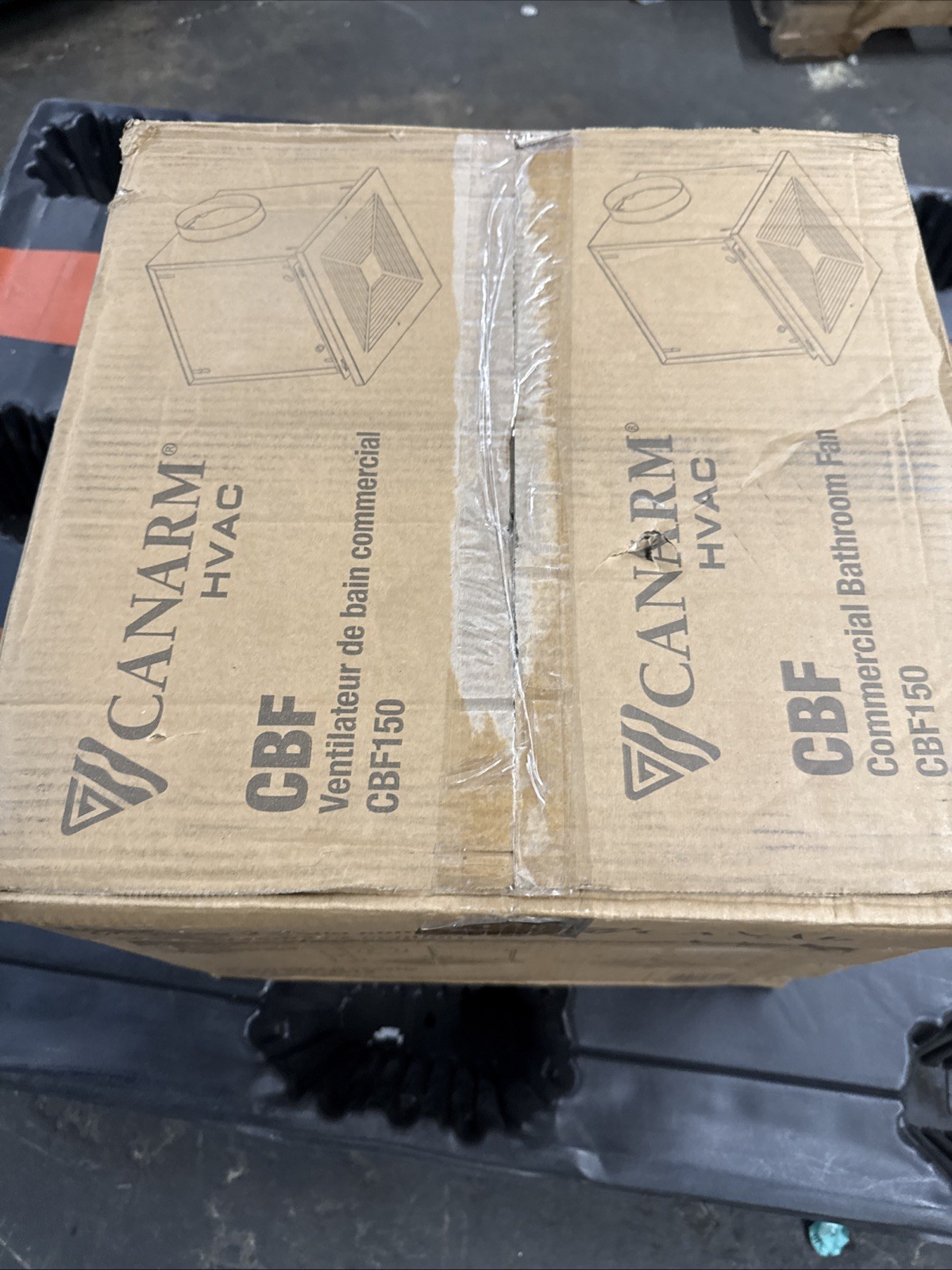 Canarm, CEILING EXHAUST FAN 150 CFM EC MOTOR, Drive Type Direct, Fan Diameter 14