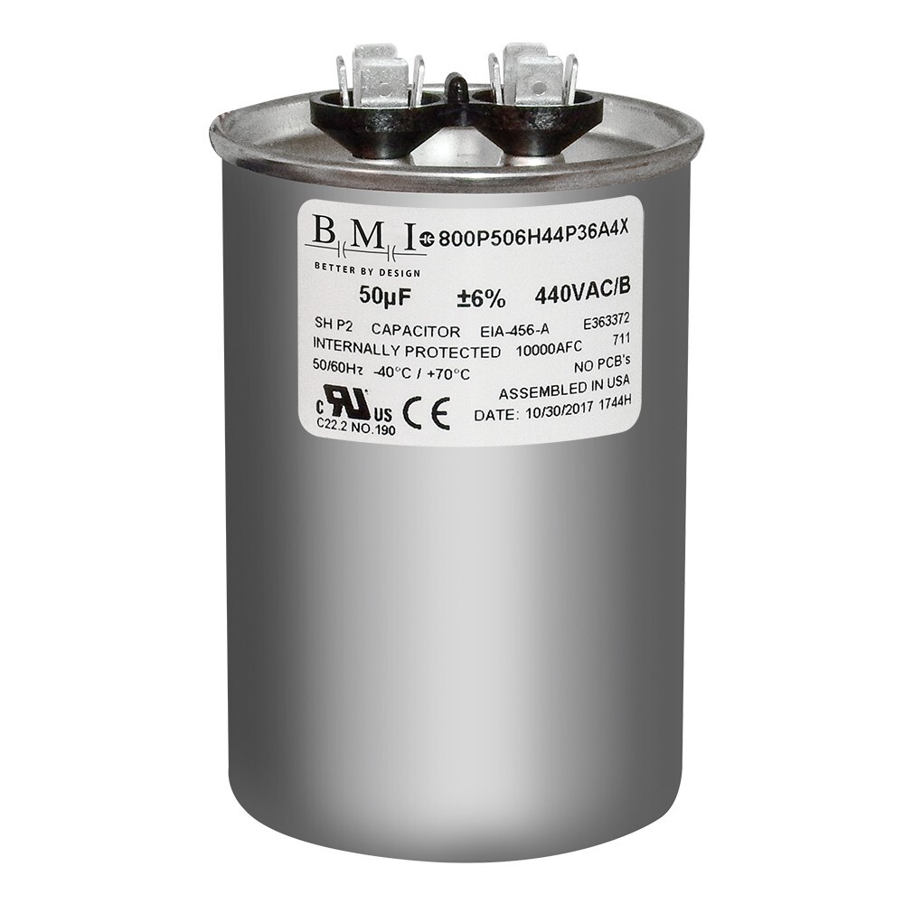 BMI 50.0 uF/MFD +/-6% 440/370V Run Capacitor Replaces CSC 325P506H37N36A4XSN