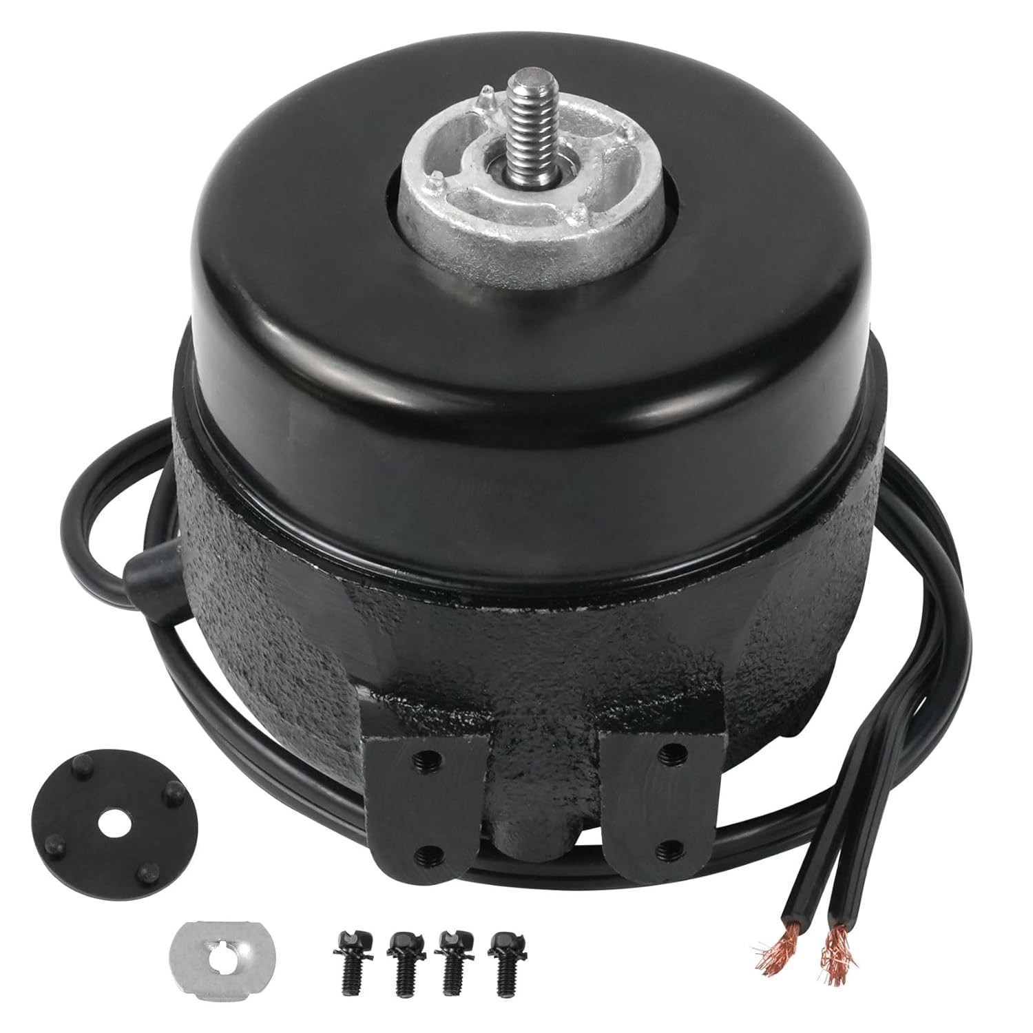 Versatile 9W 115V Condenser Fan Motor – Lightweight Alloy Steel, 1550 RPM Power