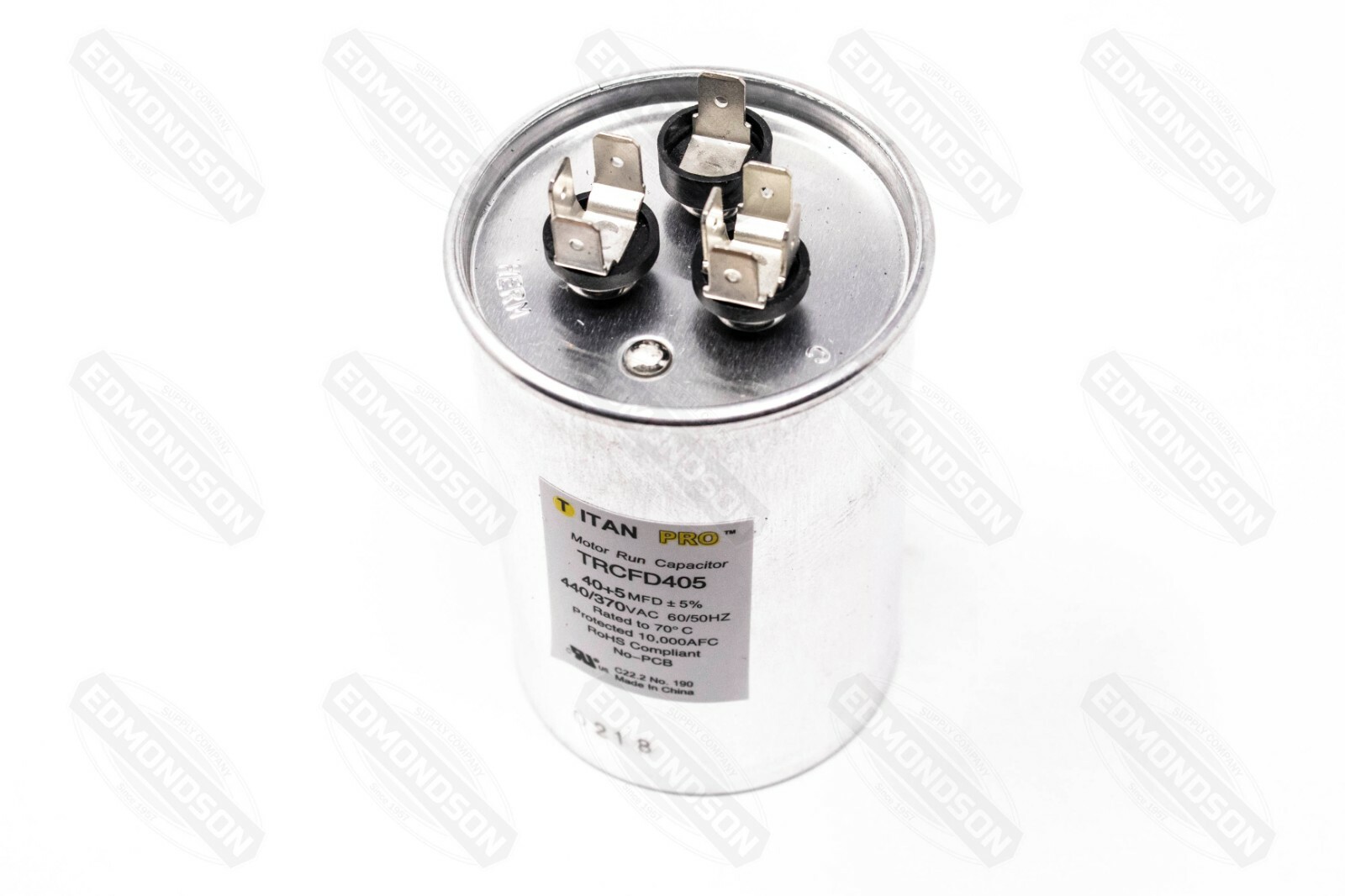 Packard TRCFD405 Titan PRO Run Capacitor 40+5 MFD 440/370 Volt Round
