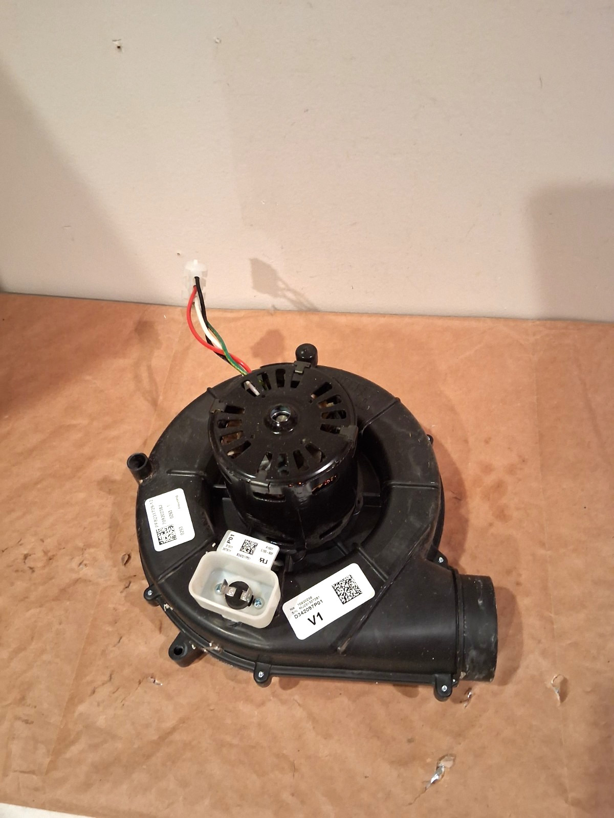 American Standard Trane Inducer Motor Assembly 7092-0238 D342097P01 70920238