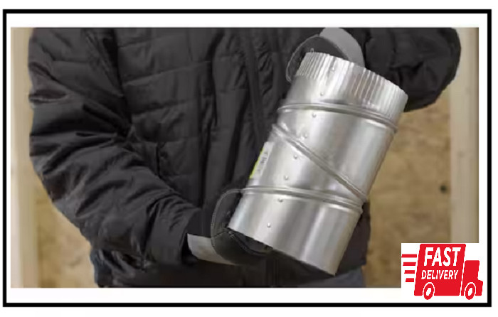 6 Inch 90 Degree Round Adjustable HVAC Duct Elbow Galvanized Steel