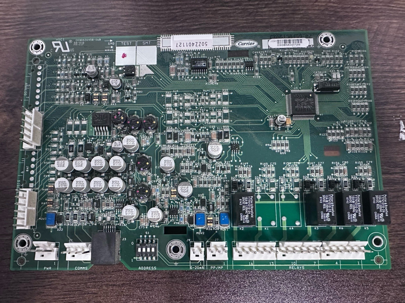 Carrier CEBD430458-06B Chiller Control Board 50ZZ401127 V 1.1
