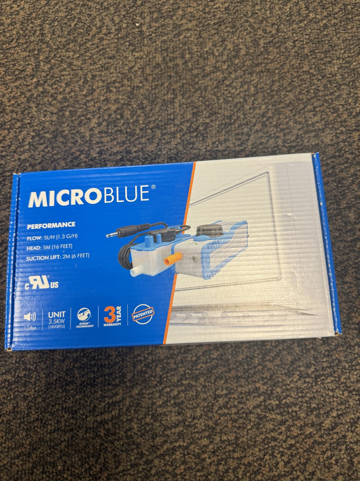 Blue Diamond MicroBlue X86-003 Condensate Removal Pump With Reservoir