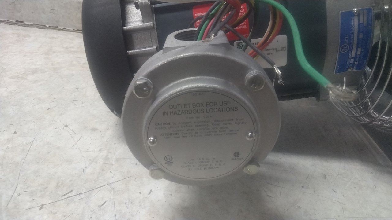 Canarm SD08-XPF 1/3 HP 115/230VAC Shutter Mounted Hazardous Location Exhaust Fan