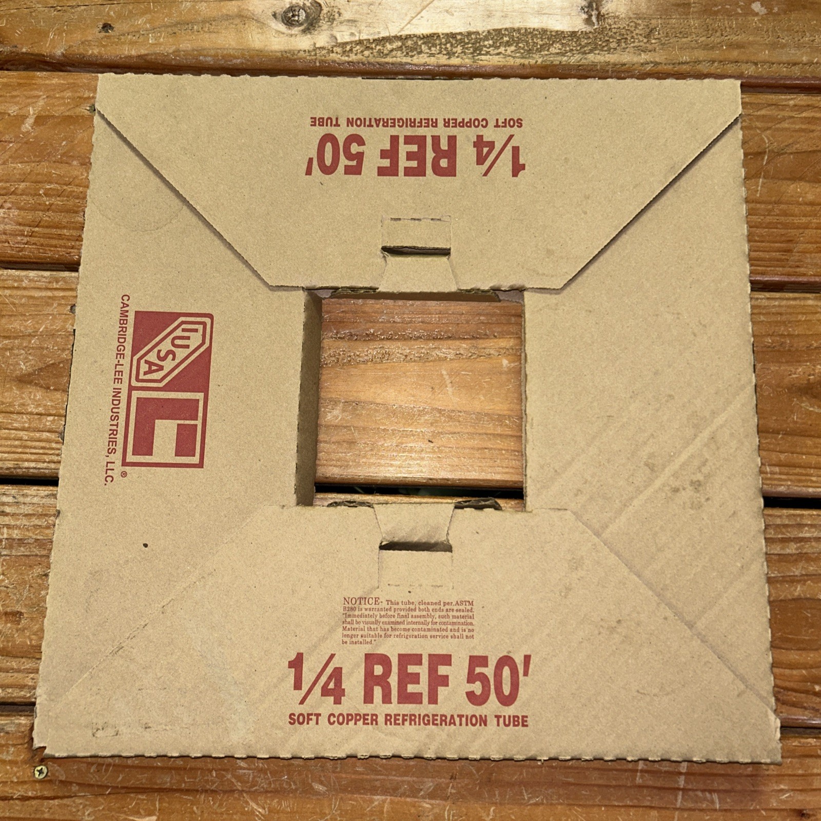 NEW IN BOX- Cambridge-Lee Industries 1/4″ REF 50′ Soft Copper Refrigeration Tube
