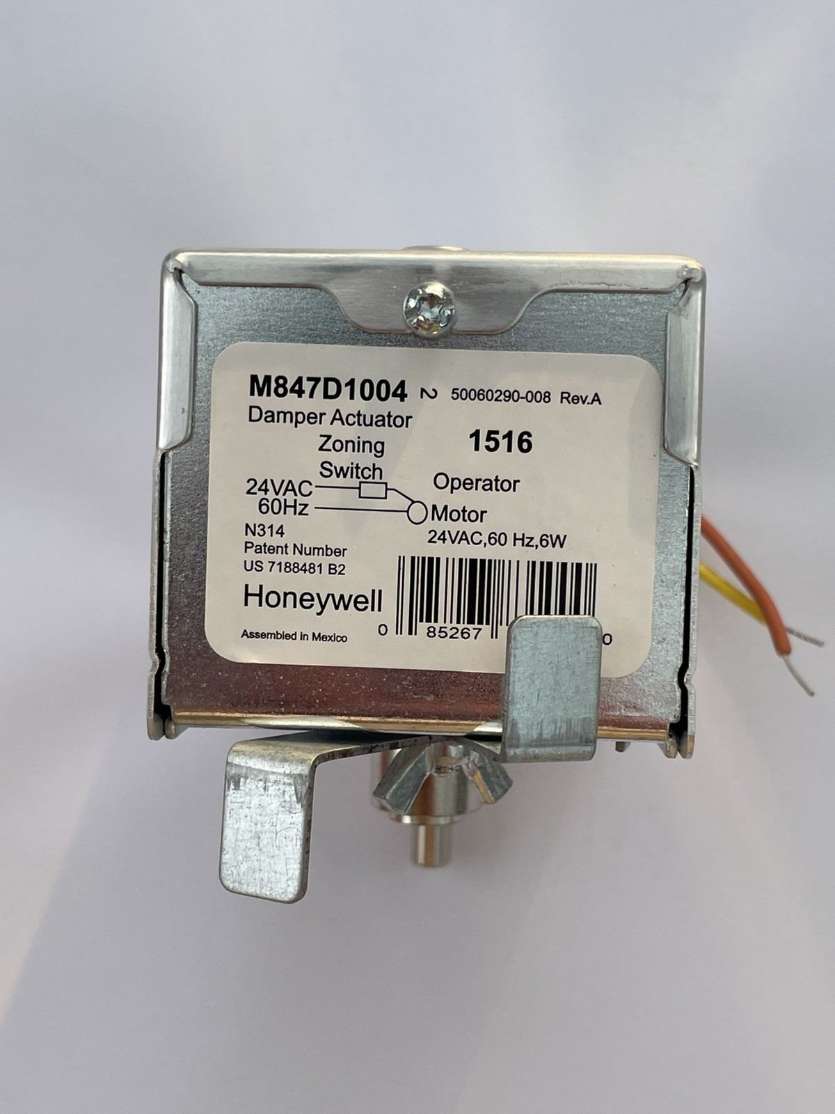 Honeywell M847D1004 Damper Actuator Zoning Switch