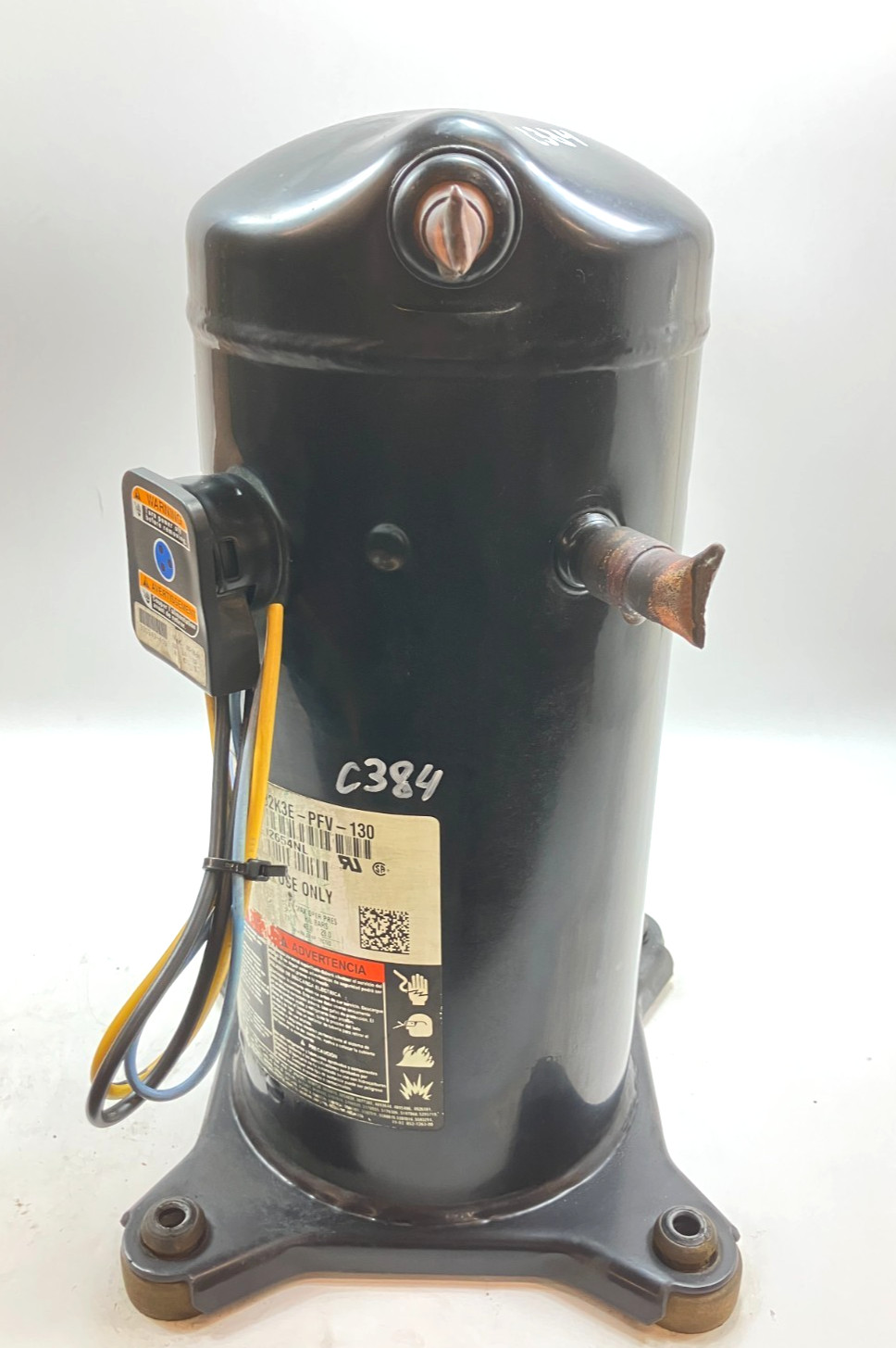 Copeland 2.5 Ton Scroll Compressor ZP32K3E-PFV-130 R410A 208/230V 1 PH used C384