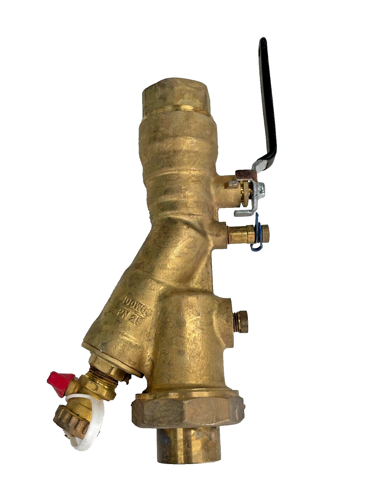IMI FLOW YC-SBS Combination Ball Valve Y-Strainer, 1-1/4″ NPT x Union Sweat