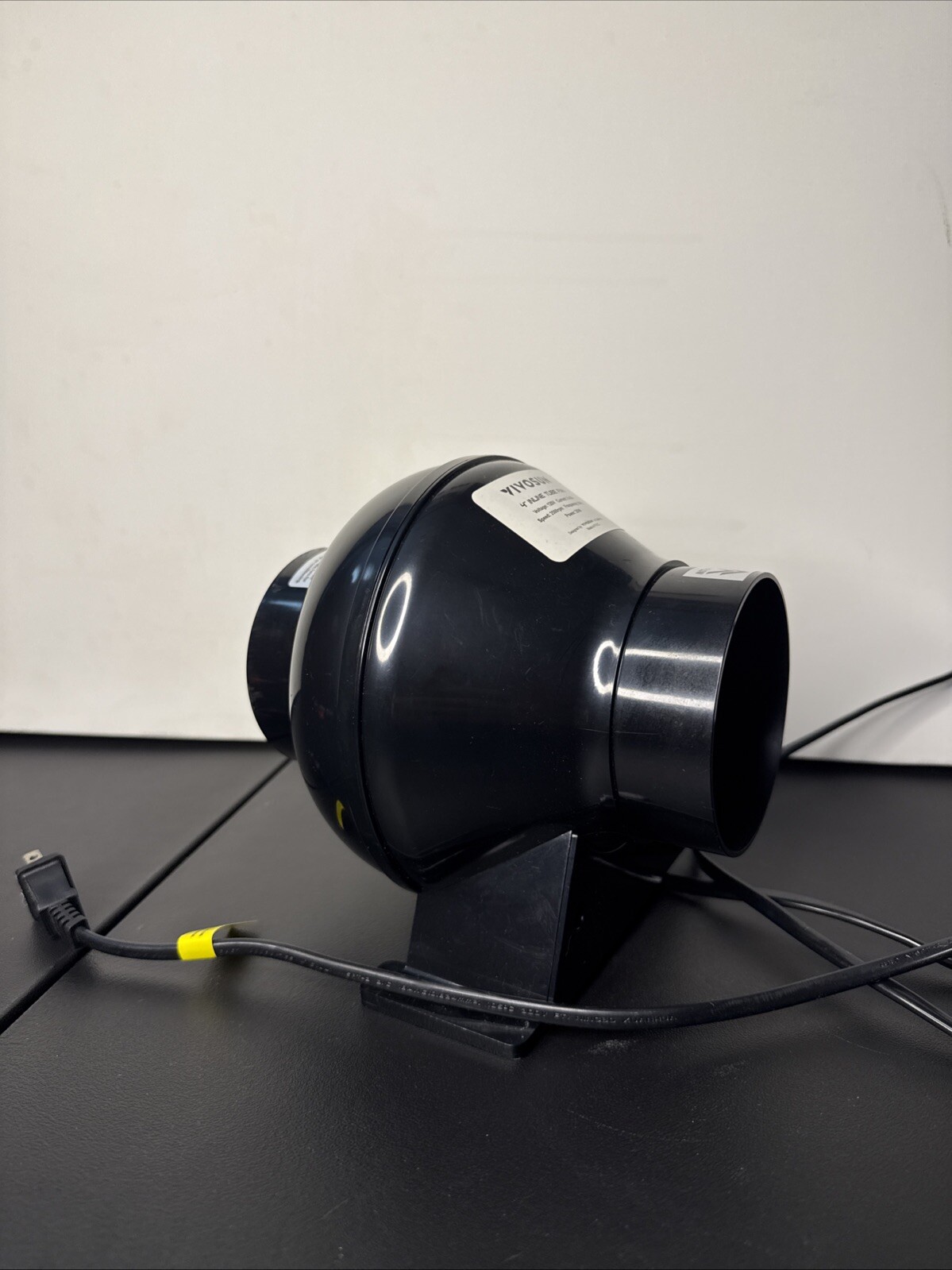 VIVOSUN 4″ Inline Tube Fan 120v Speed 2500rpm Current 0.45A 60Hz Tested 28w