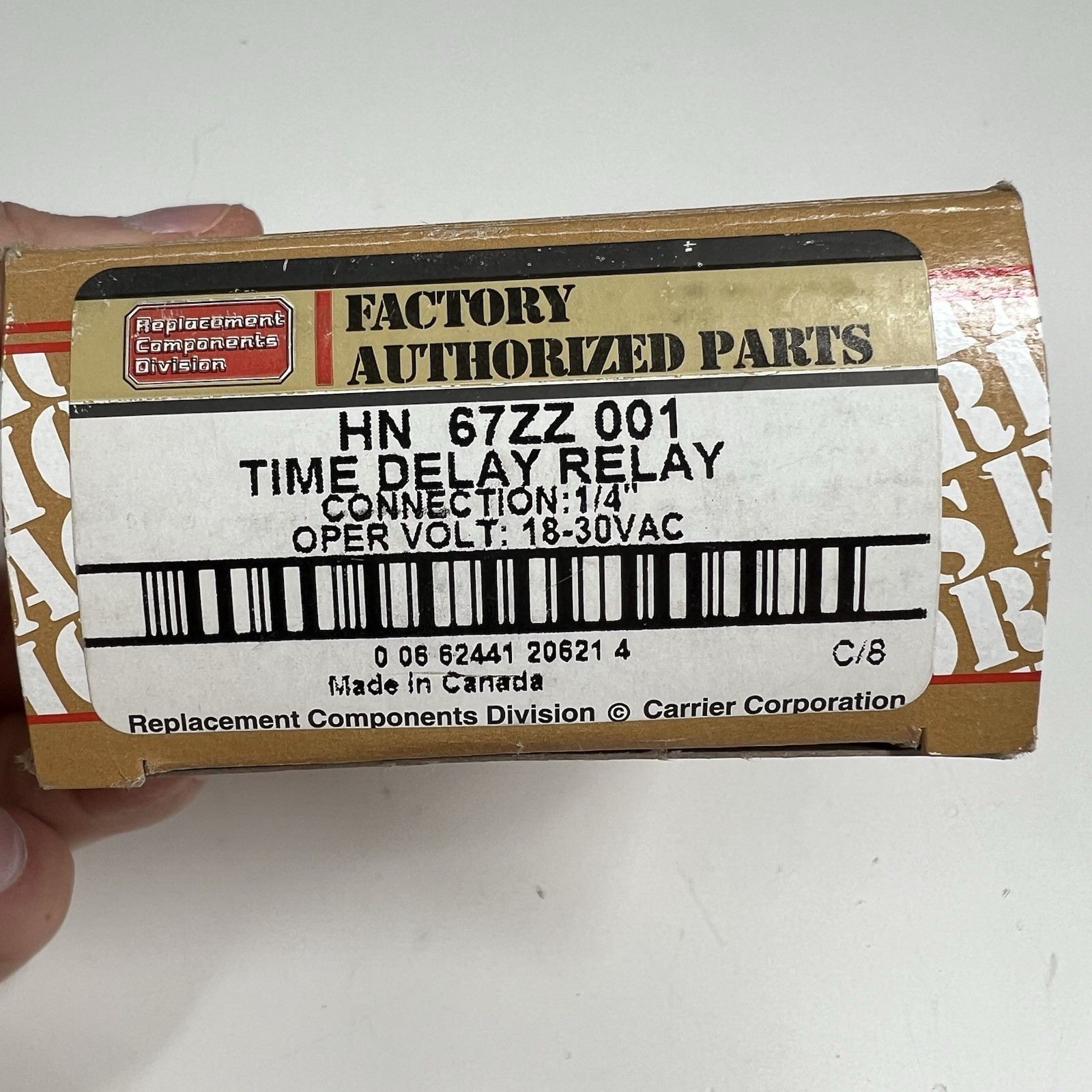 Carrier HN67ZZ001 Genuine OEM Time Delay Relay Circuit Control Board New In Box